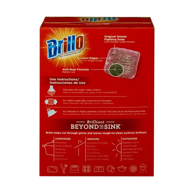 Brillo Steel Wool Soap Pads, 10 Count