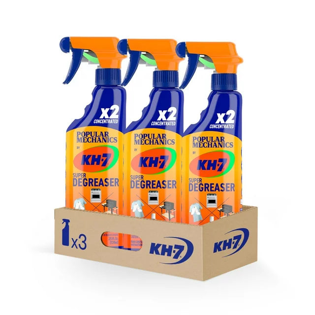 KH-7 Heavy Duty Degreaser All-Purpose Cleaner for Oven, Stove, Grill, Vehicles, Clothing & More, 3 pack