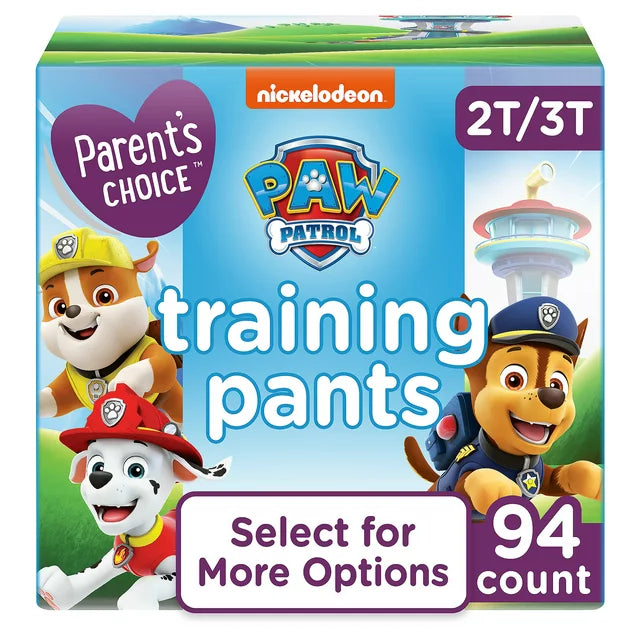 Parent's Choice Boys Training Pants, 2T/3T, 94 Count