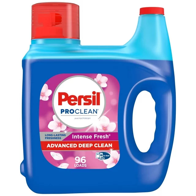 Persil Liquid Laundry Detergent, Intense Fresh, 150 Fluid Ounces, 96 Loads