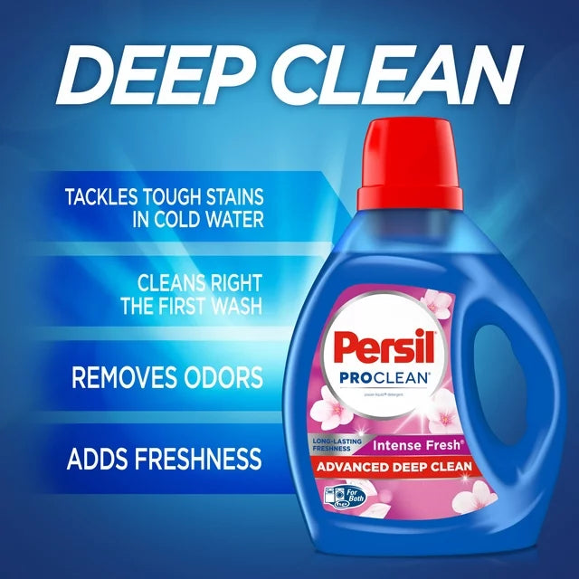 Persil Liquid Laundry Detergent, Intense Fresh, 150 Fluid Ounces, 96 Loads